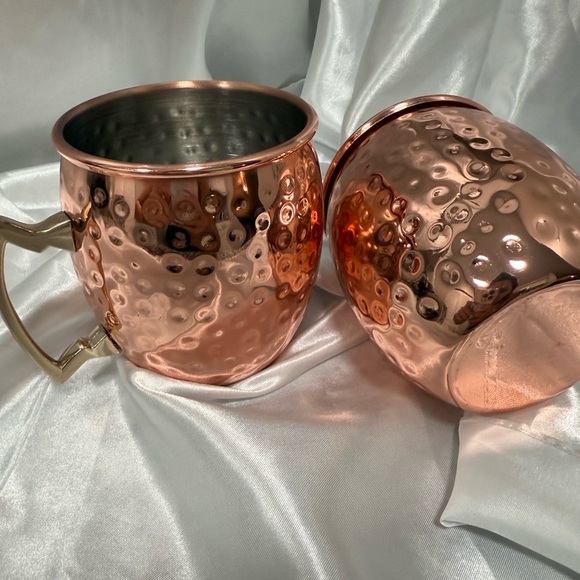 Arcoroc FK368 16 oz Moscow Mule Cup - Stainless Steel/Hammered Copper Finish - Picture 9 of 9